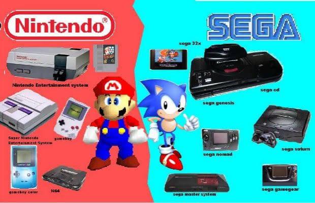sega vs nintendo